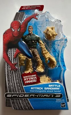 Spider-man 3 Movie Battle Attack Sandman Action Figure New 2007 • $39.99