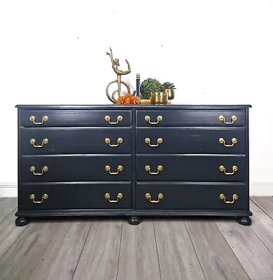 £650 • Buy Merchant Chest Of Drawers In Navy Blue