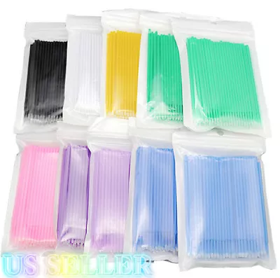 100 Pcs Mascara Applicators Eyelash Extension Mascara Swab Wands Makeup Tools • $4.98