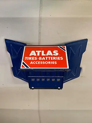 ** Vintage Atlas Chevron Advertising Catalog Display Holder Old Gas  ** • $75