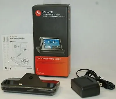 NEW Motorola Droid 2 Multimedia USB Dock Station 89429N Cell Phone Cradle A955 • $7.55