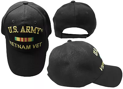 U.S. ARMY STRONG Hat ARMY VETERAN Official Licensed Baseball Cap- Black/Gold • $9.88