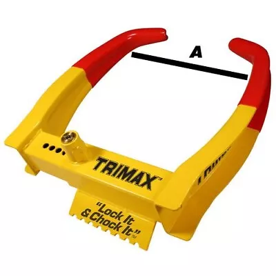 Trimax Auto Trailer ATV UTV Motorcycle Clamp Boot Deluxe Wheel Tire Chock Lock • $114.99