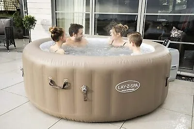 Lay-Z-Spa Bestway Palm Springs Hot Tub With Freeze Shield Technology 4-6 Person • £319.85