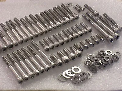 Harley Davidson Sportster 04+ Motor Covers Stainless Allen Bolt Screw Kit 58pcs  • $81.24