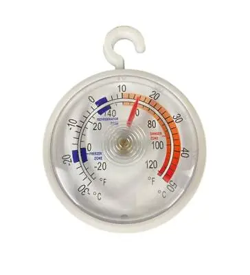 £2.79 • Buy Dial Fridge/Freezer Thermometer/Kitchen Appliance - With Hanging Hook Must Have