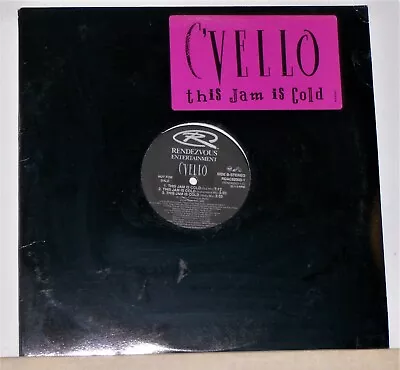 C'Vello - This Jam Is Cold - 1991 Promo 12  Single - Vinyl Record Excellent • $15.97