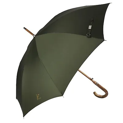 Balios Olive Green Single Canopy Windproof Auto Open Walking Stick Golf Umbrella • £49.99