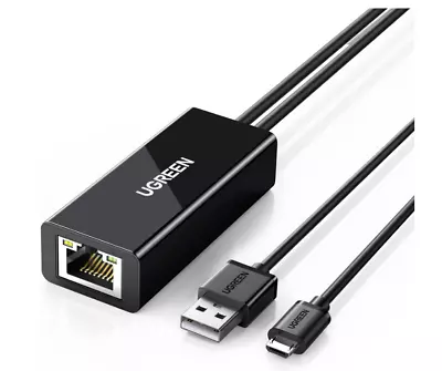 UGREEN Ethernet Adapter Fire TV Stick 4K Max Lite Chromecast Google Home Mini • $29.50