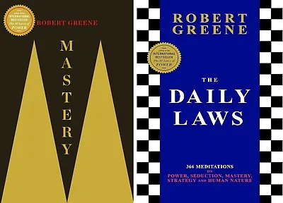 Robert Greene 2 Books Set: Mastery & The Daily Laws (English Paperback) • $25.20