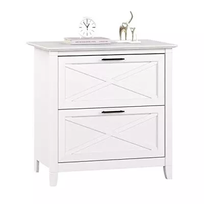 Key West 2 Drawer Lateral File Cabinet Pure White Oak • $226.36