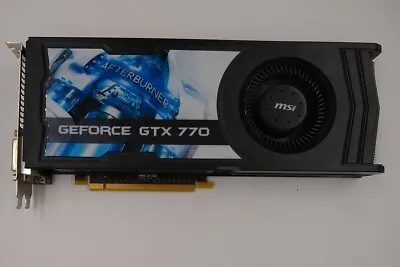 MSI G-SYNC GeForce GTX 770 2GB GDDR5 PCI Express 3.0 X16 HDCP N770-2GD5/OS • $29.97