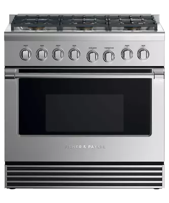 Fisher & Paykel 36  6 Burner Deluxe Stainless Steel Gas Range--BRAND NEW! • $2699