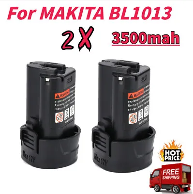 2Pack For MAKITA 10.8V 4.6Ah BL1013 BL1014 12V Lithium Battery 195332-9 194550-6 • $21.59