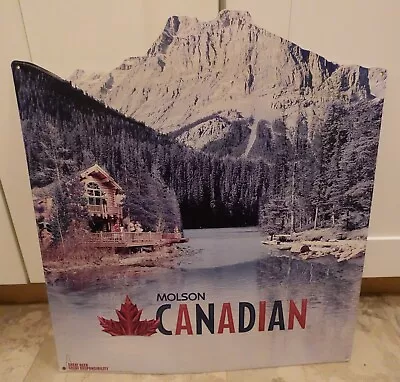 Molson Canadian Metal Beer Promo 1065 Sign 19x18  • $34.99