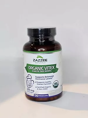 Vitex USDA Organic 500 Mg Strength 120 Veggie Caps 4:1 Extract  • $21.90