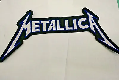 METALLICA Logo BACK PATCH Embroidered NEW Metallica Thrash Metal USA Seller  • $14.99