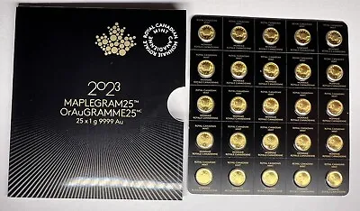2023 Canadian Mint Gold MapleGram🇨🇦🍁 (1 Gram Gold Coin) Last With QEII Effigy • $159.95