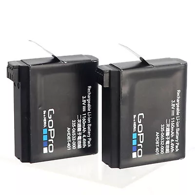  Genuine Original GoPro AHDBT-401 1160mAh 4.4Wh Battery For HERO 4 Silver Black • $18.99