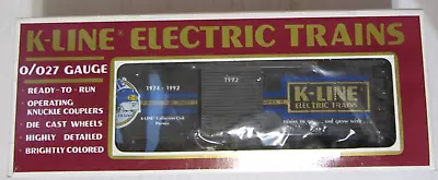 K-Line Electric Train KCC Premier Edition Classic Boxcar 1992 K90001 0/027 Gauge • $21.95