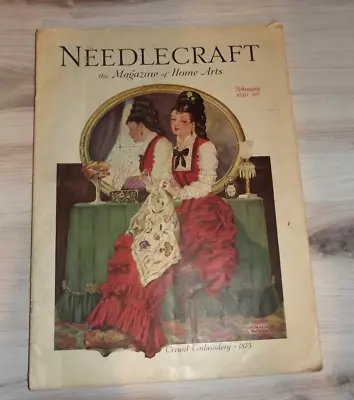 Vintage Needlecraft Magazine February 1930 32024 • $5.19