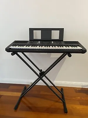 Yamaha PSRE363 61-Key Portable  Electronic  Keyboard With Free Stand • $360