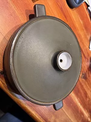 Denby  Chevron Casserole Dish + Lid • £6