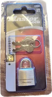 Master Lock  3/4  Inch Brass Padlock With 2 Keys 120D NEW Free Shipping • $9