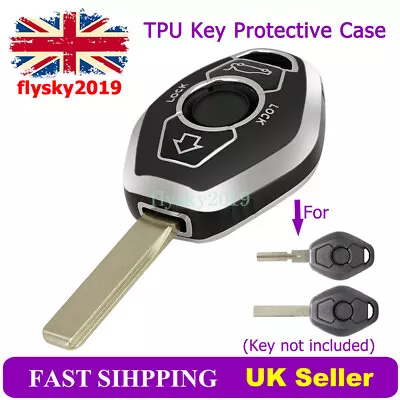 TPU Key Fob Cover Diamond For BMW 3 5 7 Series Z3 E38 E39 E46 M5 X3 X5 Z3 Z4 3B • £5.99