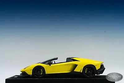 1/18 MR Collection Lamborghini Aventador Roadster 50th Anniversary Yellow • $895