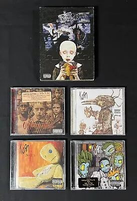 KORN Lot - 5 CDs Issues Untouchables Untitled Chopped Screwed- Live Unglued • $15