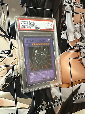 Yugioh! B. Skull Dragon DB1-EN153 Super Rare PSA Graded 8 NM-MT • $44.99