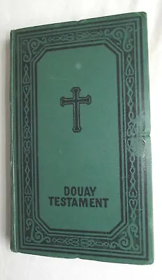 DOUAY TESTAMENT 'Stereotype Edition' Dublin 1939  Decorative Hard Cover Unusual • $35