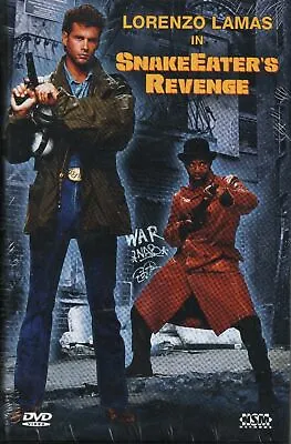 SNAKE EATERS REVENGE - (1989) - Large Hardbox - Lorenzo Lamas.. • £11.99