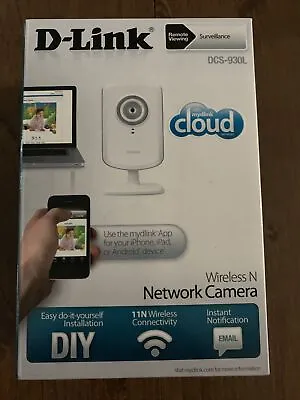 D-Link DCS-930L Network Camera Wi-Fi Home Security Remote Viewing App Wireless • $24.99