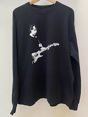 Vintage Mark Knopfler Dire Straights Long Sleeve Tee Schecter Guitar 25”x 28” • $99