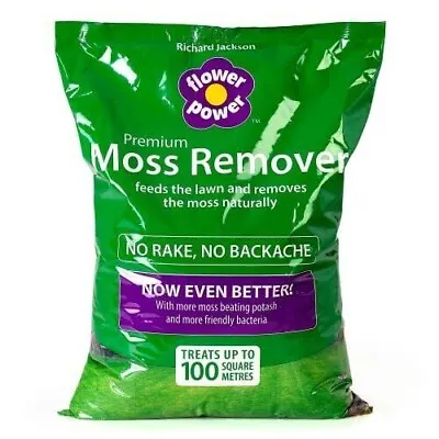 Richard Jackson Flower Power Moss Remover & Lawn Feeder Organic Premium High • £31.31