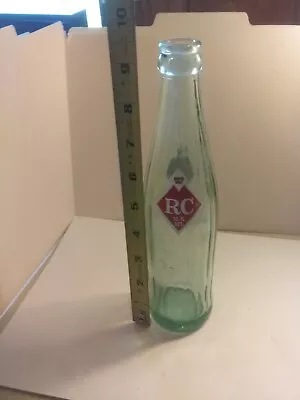 Vintage Royal Crown Cola 1968 Bottle 10 Fl. Oz. RC Soda Bottle 9.5  Pop Drink • $10