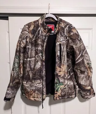 Milwaukee M12 Men's Heated Camouflage Jacket Size M With 2 Battery Packs • $60