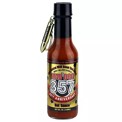 Mad Dog 357 Gold Edition Hot Sauce 5oz Carolina Reaper Scorpion & Ghost Peppers • $34.24