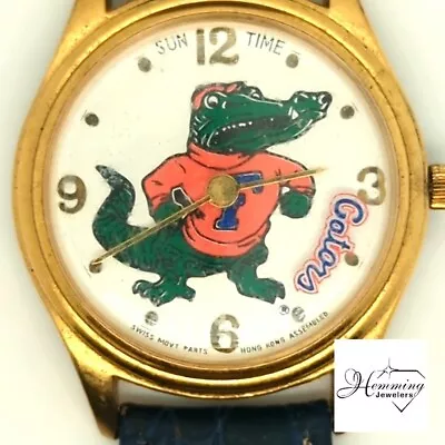 Vintage Florida Gators Watch By Sun Time NCAA Football • $35