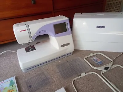 Janome Memory Craft 9500 Embroidery Machine Fully Complete With Extras • £550