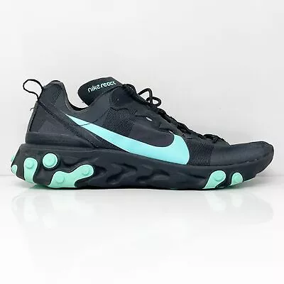 Nike Mens React Element 55 BQ6166-004 Black Running Shoes Sneakers Size 13 • $46.49
