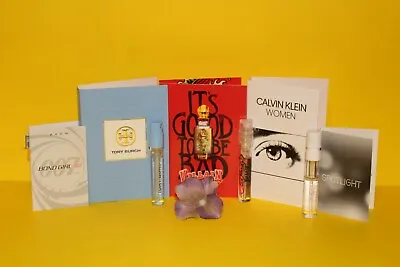 5 Designer Perfume Sample Lot: Jolie Fleur Bleu CK Women Ed Hardy Villain +2  • $9.97