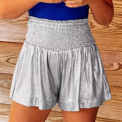 £12.89 • Buy Women Sequins Shorts Disco Hot Pants Shiny Glitter Jazz Mini Short Dance Club
