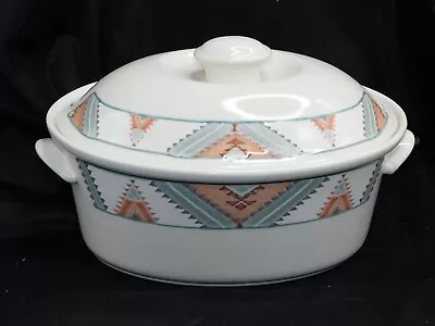 Mikasa Santa FE Oval Covered Casserole • $39.95