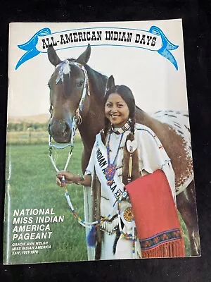 1978 National Miss Indian America Pageant Program All-american Indian Days • $49.99