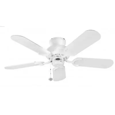 Fantasia Capri 36in Ceiling Fan White With Matt White Blades 110200 • £154.98