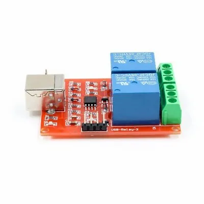 £8.39 • Buy 5V USB Relay 2 Channels Board Module Computer Smart Control Switch Controller Ki