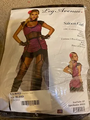 Brand New Saloon Girl Costume Leg Avenue 86923 Size S/P Small • $29.99